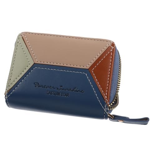 Veemoon Kartenetui Mit Reißverschluss Kleines Portemonnaie Als Ausweistasche Kartenhalter Tragbar Mit Münzbehälter Für Karten Und Kleingeld von Veemoon