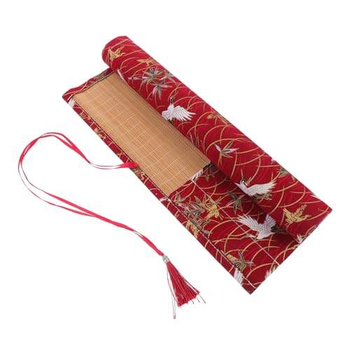 Veemoon Häkelnadeltasche Stricknadel-Organizer Rollbehälter Für Häkelwerkzeuge Nadel-Aufbewahrungstasche Strickzubehörhalter Platzsparend Und Tragbar Aus Hochwertigem Material Gefertigt La von Veemoon