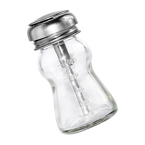 Veemoon Nachfüllbare Glasflasche mit Pumpfunktion Praktische Leere Flasche für Make Up Entferner für Reisen und Kosmetikaufbewahrung aus Robustem Material Leicht und Kompakt von Veemoon