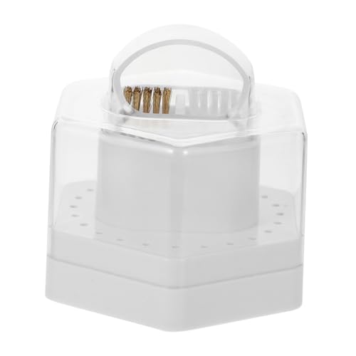 Veemoon Nagelfräser Bits Aufbewahrungsbox Transparent Material Mehrfach Steckplätze Nagelbohrer Organizer Praktisch Leicht Für Nagelpflege Und Zuhause von Veemoon