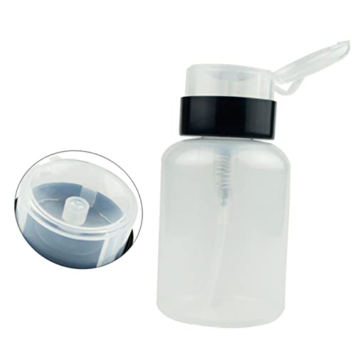 Veemoon Nagellackentferner Flasche mit Druckpumpe Lockable Spender für Make Up Entferner Praktisch und Hygienisch für Unterwegs für Reisen und Subpackaging von Veemoon