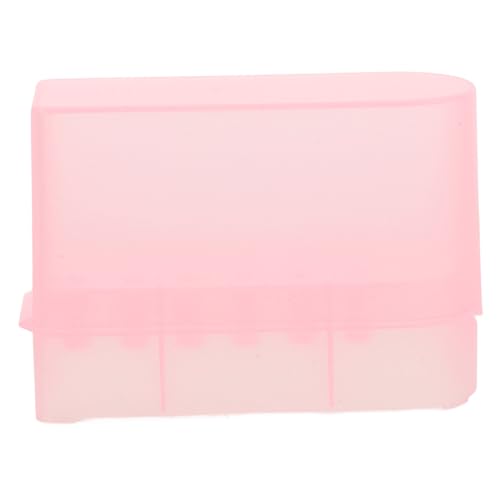 Veemoon Nail Drill Bits Aufbewahrungsbox aus Stabilem Kunststoff Organizer für Maniküre Schleifköpfe Halbtransparente Staubdichte Nagelbohrer Box für Professionelle und Private Anwendung von Veemoon