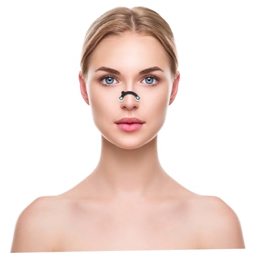 Veemoon Nasenformer Teilig Verstellbar Nasenbrücke Lifter Unsichtbar Nasenkorrektor für Damen Herren Komfortabel Atmungsaktiv zur Nasenformung und Verkleinerung Nasenlöcher von Veemoon