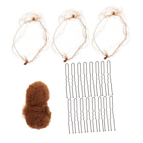 Veemoon Netz Haarnetze Für Frauen Perückenhaarnetz Aus Netzgewebe Haarnetz Für Ballettdutt Elastischer Haarwickelnetz Unsichtbares Netzdesign Einweg-haaraccessoire von Veemoon