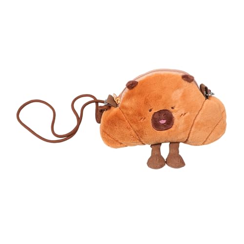 Veemoon Neuartige Geldbörse: Kawaii Capybara-plüsch-umhängetasche – Einzigartige Handy-geldbörse Mit Stofftier Für Den Täglichen Gebrauch Und Freizeitausflüge Von Teenagern von Veemoon