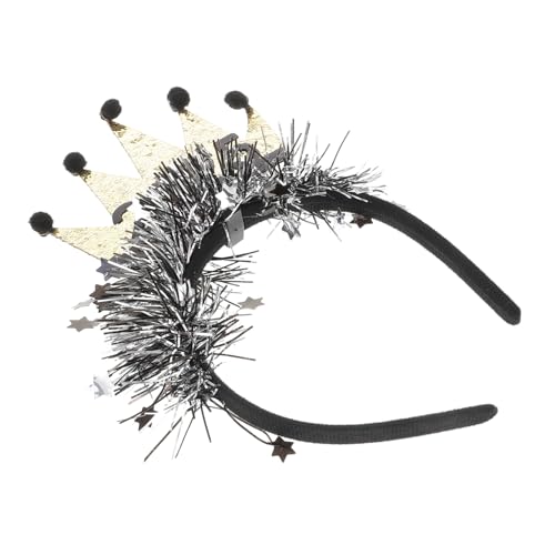 Veemoon Happy Year Stirnband Mit Sternboppern Und Glitzer Für Festliche Kopfbedeckung Für Silvesterpartys Kreative Neujahrsgeschenke Und Partyzubehör von Veemoon