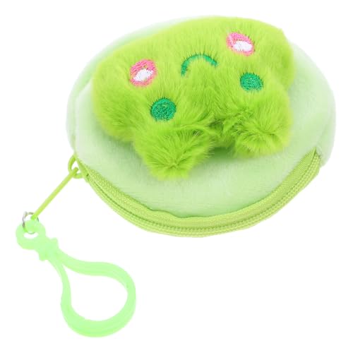 Veemoon Süße Frosch Geldbörse Aus Plüsch Multifunktionale Aufbewahrungstasche Für Kleingeld Schlüssel Und Kopfhörer Lustiges Design Für Junge Mädchen Und Mädchen Für Täglichen von Veemoon