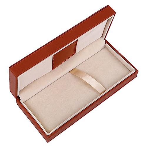 Veemoon Stifte-geschenketui Aus Pu-Leder Dekorative Kompakte Stift-geschenkbox Elegantes Stifte-etui Kleine Stifte-Box Praktisches Geschenkzubehör Für Füllfederhalter von Veemoon
