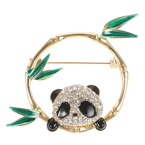 Veemoon Panda Brosche Pin Süße Panda Anstecknadel im Chinesischen für Frauen für Rucksäcke Kleidung Langlebiges Material Perfektes von Veemoon