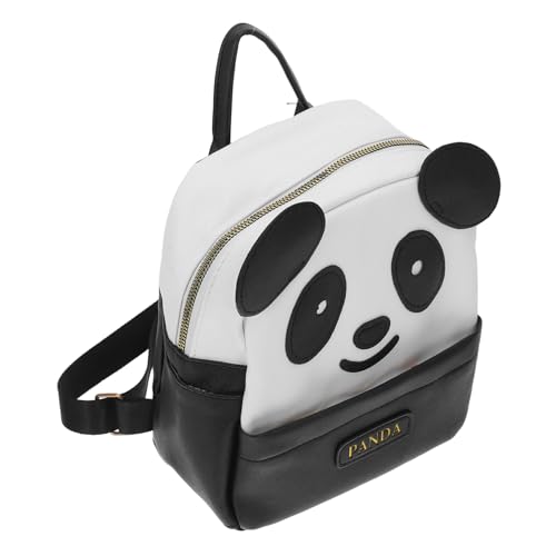 Veemoon Panda-Muster Schulrucksack Für Mädchen Und Jungen Cartoon-Rucksack Schultasche Reiserucksack Schlicht Und Modisch Mit Verstellbaren Schultergurten von Veemoon