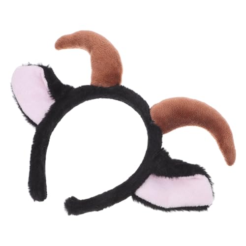 Veemoon Plüsch Stirnband Mit Lammohren Für Kinder Und Erwachsene Weiches Tierkostüm Zubehör Halloween Cosplay Elastisches Haarband Bequem Und Langlebig von Veemoon