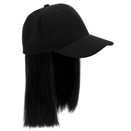 Veemoon Perücken Mit Hut Für Damen Perückenhut Mit Integriertem Hut Kostüm-accessoire Für Damen Veemoon Perücken Mit Hut Für Damen Perückenhut Mit Integriertem Hut Kostüm-accessoire Für Damen von Veemoon