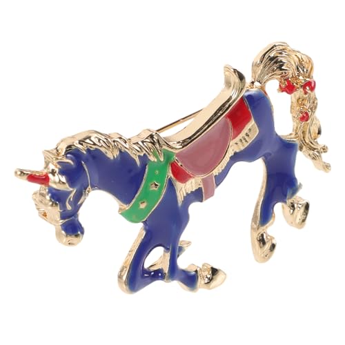 Veemoon Pferdestift Brosche für Kleidung Vintage Pferde Pin für Männer Frauen Accessoire für Anzüge Hüte oder Schals Langlebig von Veemoon