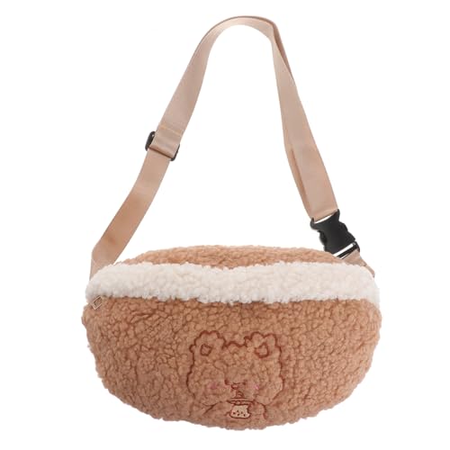 Veemoon Plüsch Bauchtasche Für Damen Schultertasche Für Mädchen Taschen Für Damen Festival Gürteltaschen Kleine Tasche Modisch Süßer Bär Plüsch Umhängetasche Hüfttasche Veemoon Plüsch Bauchtasche Für Damen Schultertasche Für Mädchen Taschen Für Damen Festival Gürteltaschen Kleine Tasche Modisch Süßer Bär Plüsch Umhängetasche Hüfttasche von Veemoon
