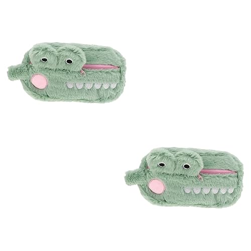 Veemoon Plüsch Federmäppchen 1 Stück Mit Cartoon-Tieren – Bleistiftbeutel Im Alligator-Design Ideal Für Schüler Und Studenten Vielseitig Als Kosmetiktasche Oder Federtasche Einsetzbar von Veemoon