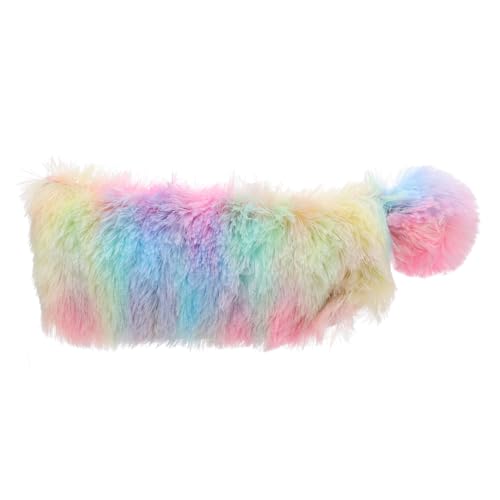 Veemoon Plüsch Federmäppchen Mäppchen für Schüler Große Kapazität Stiftemappe Bunt Weiches Material Komfortable Schreibwaren Tasche von Veemoon