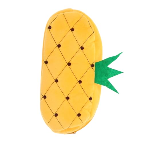 Veemoon Plüsch Federmäppchen Schreibwaren Groß Mit Tasche Beutel Bleistift Lustig Federmäppchen Süß Pencil Case Federmäppchen Masse Süßes Federmäppchen Für Mädchen Gelb Metall von Veemoon