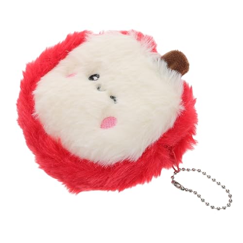 Veemoon Cute Apfelförmiger Plüsch Münzbeutel Für Und Mädchen Praktische Geldtasche Für Kleingeld Lippenstifte Und Kabel Aufbewahrung Für Unterwegs von Veemoon