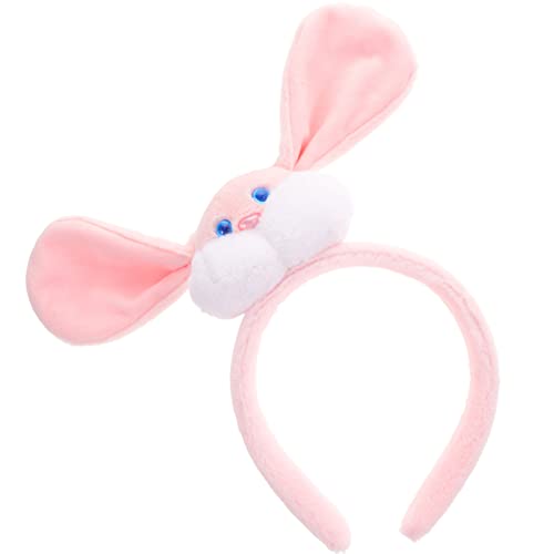 Veemoon Plüsch Häschen Stirnband Cartoon Kaninchen Stirnband Häschen Puppen Hasenohren Requisite Kaninchen Kostüm von Veemoon
