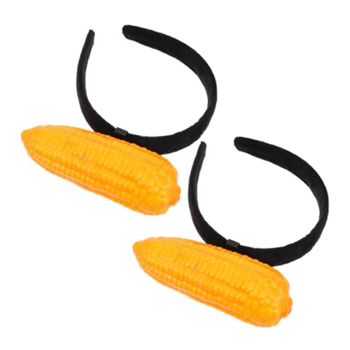 Veemoon Plüsch Mais Haarreif Lustiges Kostüm Accessoire Weiches Party Stirnband Geburtstags Hochzeit Kopf Schmuck für Damen und Herren von Veemoon