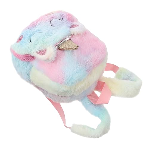Veemoon Plüschrucksack Für Junge Mädchen Einhorn-Muster Praktische Mit Großem Fassungsvermögen Und Hochwertigem Reißverschluss von Veemoon