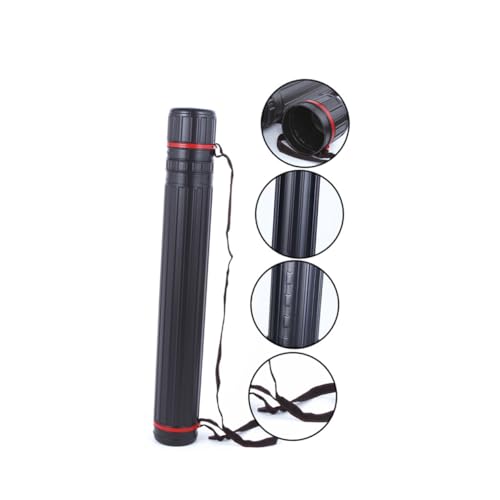 Veemoon Aufbewahrungsröhre Aus Kunststoff Erweiterbare Tragetasche Für Poster Dokumente Blaupausen Robust Und Haltbar von Veemoon