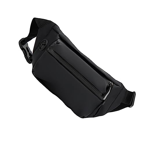 Veemoon 1stück Verstellbare Männer Hüfttasche Wasserdichtes Anti-diebstahl Bauchtasche Für Männer Praktische Handy-hüfttasche Für Sport Und Freizeit Schwarz von Veemoon