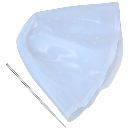 Veemoon Professionelle Silikon Haarfärbekappe Mit Haken Wiederverwendbare Färbekappe Für Strähnen Elastische Salon Haarfärbekappe Für Frauen Und Mädchen Für Haarfärbung Und von Veemoon