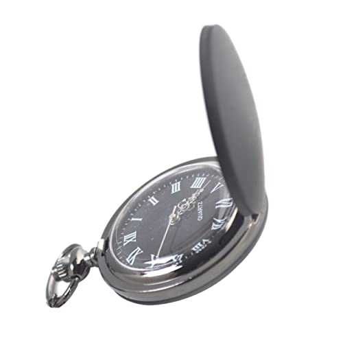 Veemoon Klassische Taschenuhr Mit Quarzuhrwerk Mattsierte Damen Und Herrenuhr Leichte Uhr Mit Kette Praktisch Und Langlebig Für Täglichen Gebrauch von Veemoon