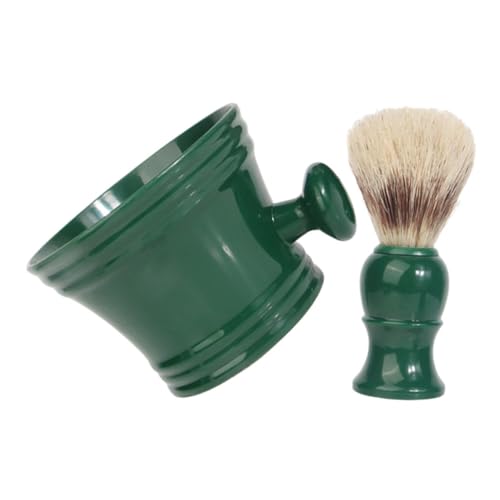 Veemoon Rasierpinsel Für Männer Mit Rasierpinsel Rasierschale Und Bartpflegeset Inklusive Rasiercremeschale Und Friseurreinigungsschale Für Tägliche Bartpflege Und Rasurzubehör von Veemoon