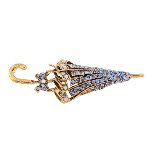 Veemoon Regenschirmbrosche Dekorative Brosche Damenkleidungsbrosche Kleidernadel Brosche Für Damen Kleider Brosche Für Damenkleidung Dekorative Anstecknadel Regenschirm Charm von Veemoon