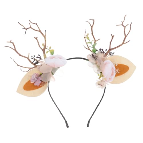 Veemoon Weihnachtliches Haarband Mit Rentier-antler-design Für Frauen Leicht Und Bequem Für Weihnachtsfeiern Und Cosplay Stilvolles Haarschmuck Für Festliche Anlässe von Veemoon