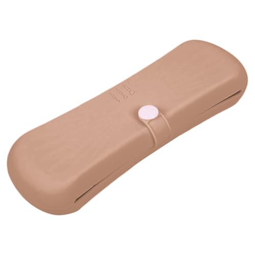 Veemoon Reise Make up Pinsel Organizer Tasche aus Flexiblem Silikon Leichter Kompakter Kosmetikaufbewahrer mit Großem Fassungsvermögen für Damen Unterwegs und Geschäftsreisen von Veemoon