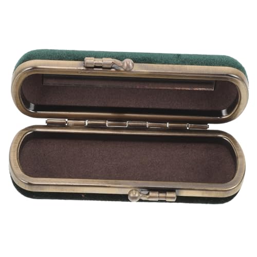 Veemoon Lippenstiftetui Für Damen Tragbarer Lippenstifthalter Reise-Kosmetiktasche Mit Knopfverschluss Dekoratives Lippenstiftbehälter Für Handtasche Oder Beutel von Veemoon