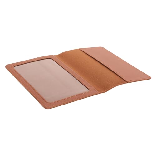 Veemoon Reisepasshalter Aus Pu-Material Für Herren Und Damen Elegante Reisepasshülle in Klassischem Braun Mit Einzigartigem Reliefdesign Kartenhalter Und Dokumentenorganizer Für Sicheres r von Veemoon