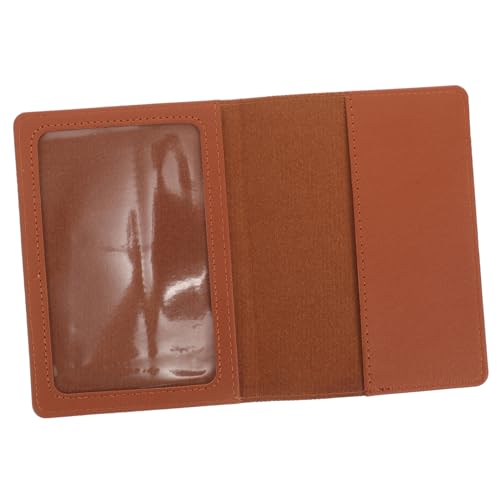 Veemoon Reisepasshülle Aus Kunstleder Führerscheinhülle Reisepasstasche Mit Kartenetui Dokumenten-Organizer Aufbewahrung Für Reisen Braune Farbe Wasserfest Langlebig von Veemoon