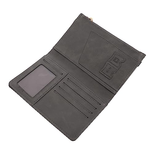 Veemoon Pu Kartenetui Schutz Für Reisepass Und Ausweise wasserdichte Praktische Kartenhülle Für Unterwegs Für Und Alltag Tiefgrau von Veemoon