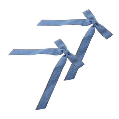 Veemoon Retro Denim Haarspange mit Schleife Praktischer Haarklammer für und Mädchen für Partys und Alltag Design Leicht und Tragbar Einzigartiger Look von Veemoon