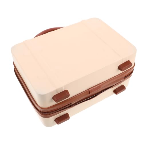 Veemoon Retro Mini Kosmetikkoffer Vintage Makeup Reisetasche für Damen Tragbarer Make Up Organizer Leichtem Design für Reisen und Alltag von Veemoon