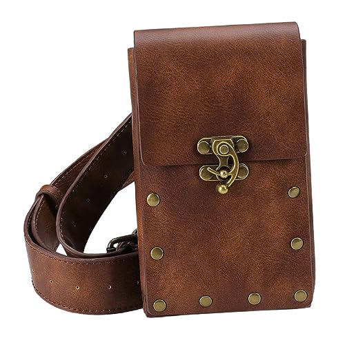 Veemoon Retro Punk Hüfttasche für Sport wasserdichte Gürteltasche im Kompakten Design Reisen Fitness für Damen Herren Große Kapazität Leicht von Veemoon