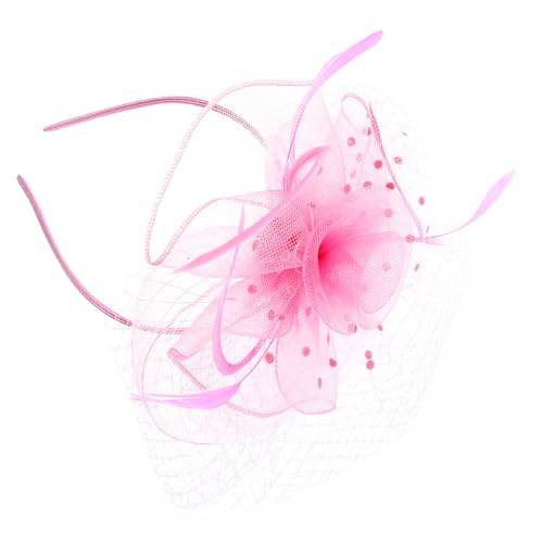 Veemoon Fascinator Haarspange für Damen Eleganter Kopfschmuck mit Netzschleier Leicht und Atmungsaktiv für Hochzeiten Teepartys und Besondere Anlässe von Veemoon