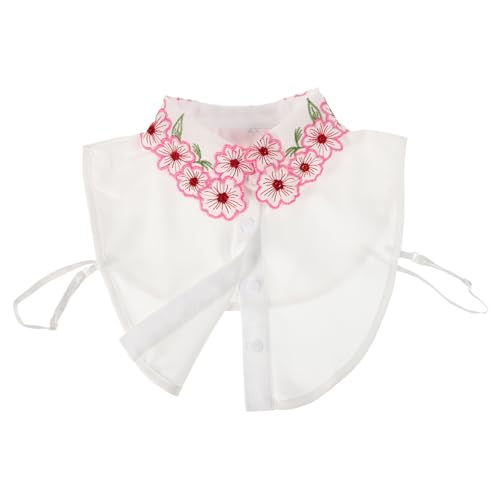 Veemoon Damen Abnehmbarer Fake Kragen Eleganter Rundhals Kragen Für Verschiedene Outfits Aus Strapazierfähigem Inspiriert Von Palastästhetik Verleiht Ihrem Look Einen Raffinierten Touch von Veemoon