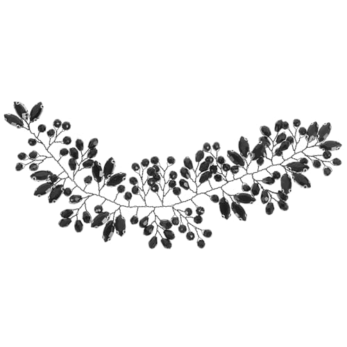 Veemoon Rhinestone Braut Haarschmuck Haarreif Verstellbar Elegant Handgefertigt für Hochzeit Kopfschmuck Damen von Veemoon