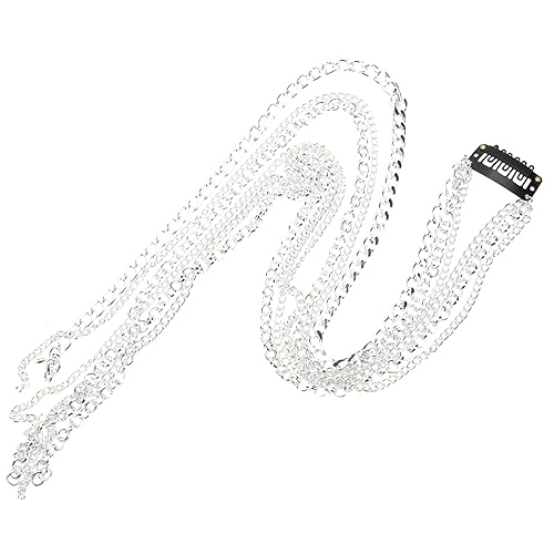 Veemoon Rhinestone Haar Kette mit Quasten Eleganter Haarclip für und Mädchen Haarschmuck Accessoire für Besondere Anlässe und Tägliches Styling von Veemoon