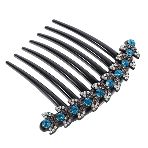 Veemoon Rhinestone Haarkamm Haarforke Rutsch Haarschmuck für Frauen Mädchen Modisch Einfach zu Befestigen Sicherer Langlebig Vielseitig für Verschiedene Frisuren von Veemoon