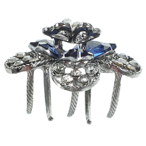 Veemoon Rhinestone Haarklammer Damen Glitzer Haarklammern Haarspange Strass Haarschmuck für Alltag Party Cosplay Teenager Mädchen von Veemoon
