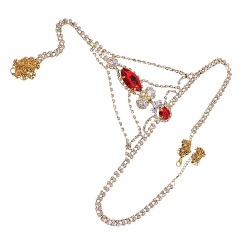 Veemoon Strass-körperkette Für Damen Unterwäsche Tanga Party Kostüm Zubehör Mit Strasssteinen Für Nachtclub Tanzen Und Verschiedene Anlässe von Veemoon