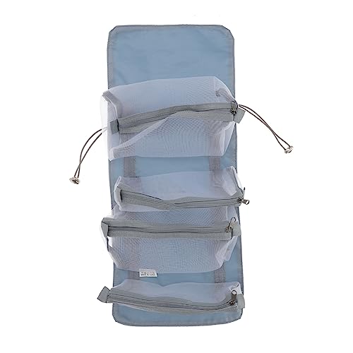 Veemoon Kosmetiktasche Für Reisen Abnehmbare Kompakte Kulturbeutel Für Damen Wasch Beauty Organizer Für Reisen Mit Verstellbarem Tragegurt Hochwertige Materialien in Tiefblau von Veemoon