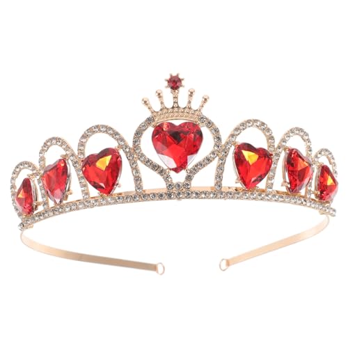 Veemoon Haar Krone Braut Kopfbedeckung Strass Tiara Kopfschmuck Für Frauen Hochzeit Kostümparty von Veemoon