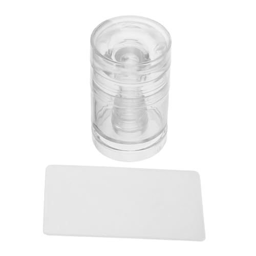 Veemoon Rotierender Nail Art Stamper mit Schaber Transparenter Silikon Stempel für French Manicure Handliches Design für Präzises DIY Nagelstamping für Zuhause und Salon Veemoon Rotierender Nail Art Stamper mit Schaber Transparenter Silikon Stempel für French Manicure Handliches Design für Präzises DIY Nagelstamping für Zuhause und Salon von Veemoon